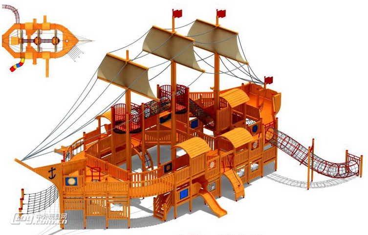 百色那波定制儿童乐园系列室外组合滑梯 游乐玩具大风车厂家