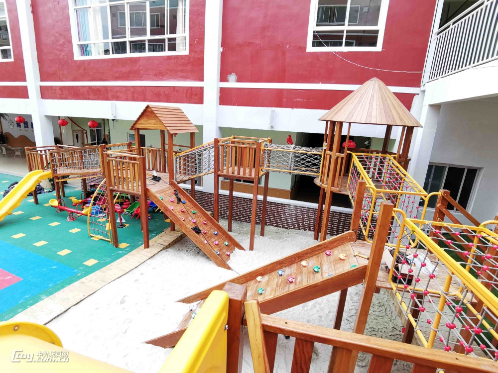 贵州木质系列大型组合滑梯儿童多功能玩具游乐设备