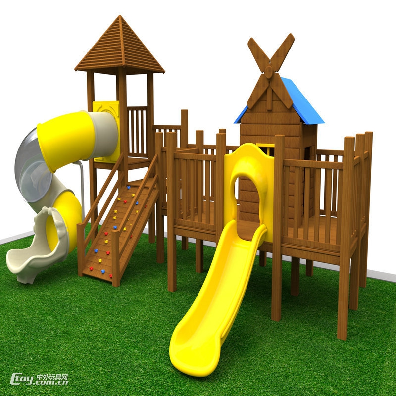 直销定制贵州儿童多功能游乐组合滑梯设施 大风车幼教玩具
