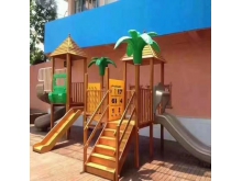 大型玩具厂遵义定制木质系列儿童组合滑梯游乐设施