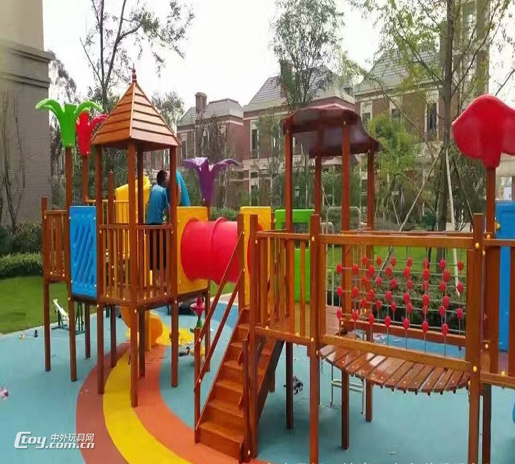 遵义可定做户外景区儿童主题乐园大型组合滑梯拓展设备