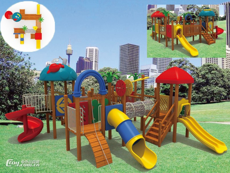 景区公园儿童大型螺旋滑梯体能拓展 遵义直销批发游乐设备