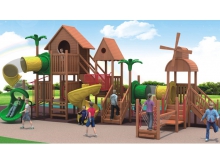安顺儿童玩具游乐设备 景区公园室外S型组合滑滑梯