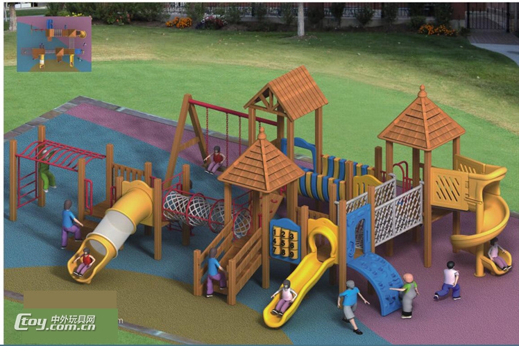 安顺可定做室外大型攀爬玩具 儿童景区游乐园组合滑梯游乐设备