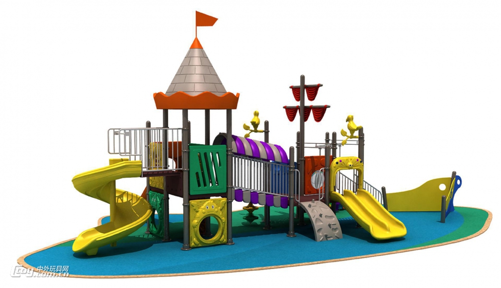 云南批发幼儿园大型攀爬滑梯 室外儿童户外玩具滑梯游乐场设施