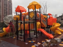 昆明定制大型幼儿户外滑梯攀爬乐园组合儿童小区游乐场玩具