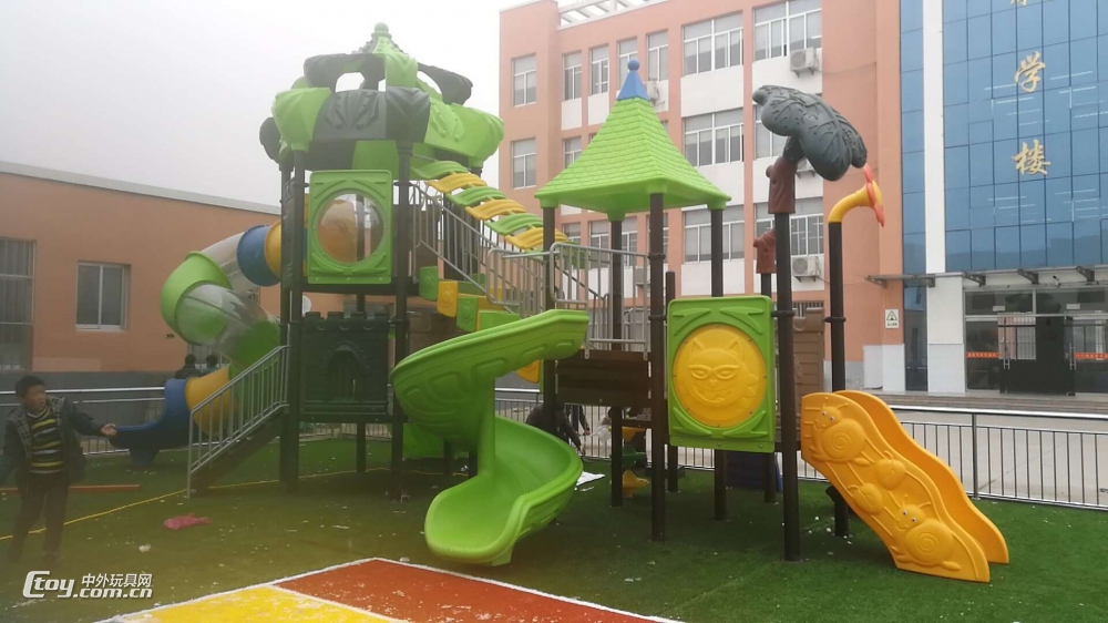 广东茂名定制幼儿园室内小型秋千滑梯 儿童户外室外玩具滑梯