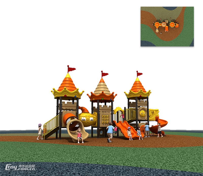 成都定制大型儿童室外滑滑梯组合玩具 广场小区游乐设备设施