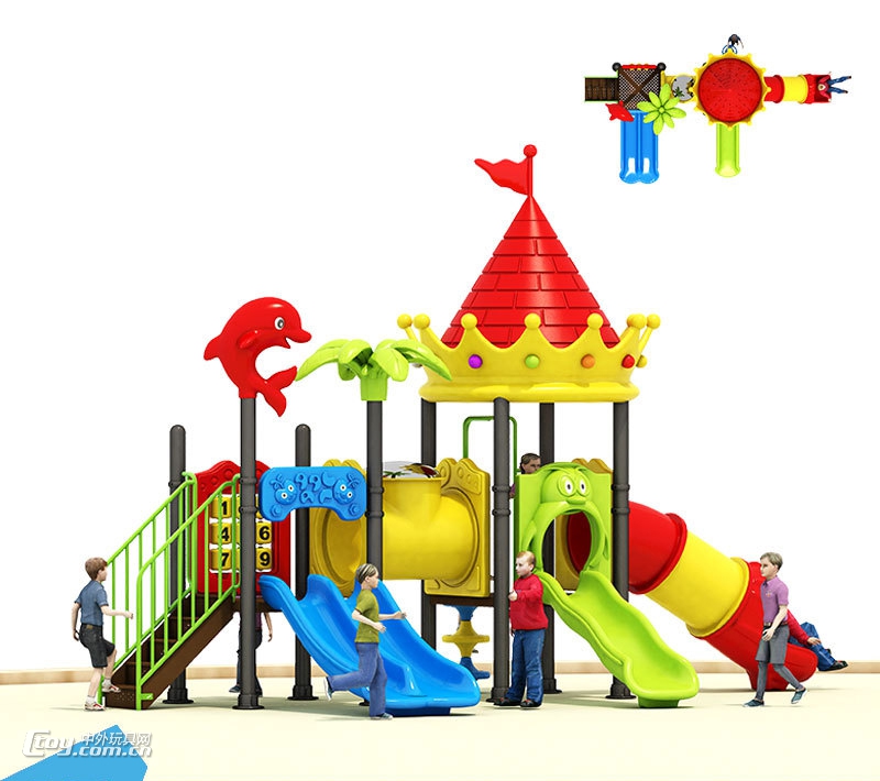 赣州直销幼儿大型组合滑梯 景区小区户外滑梯幼教玩具可定制