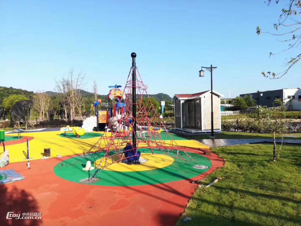 南宁小区公园大型攀爬拓展玩具 幼儿园荡桥组合游乐设备