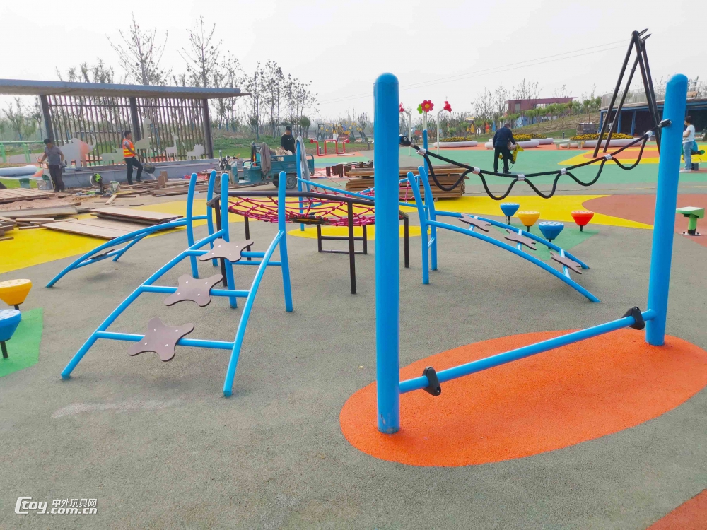 广西大型户外儿童拓展体能锻炼游乐场设备 绳网攀爬幼教玩具