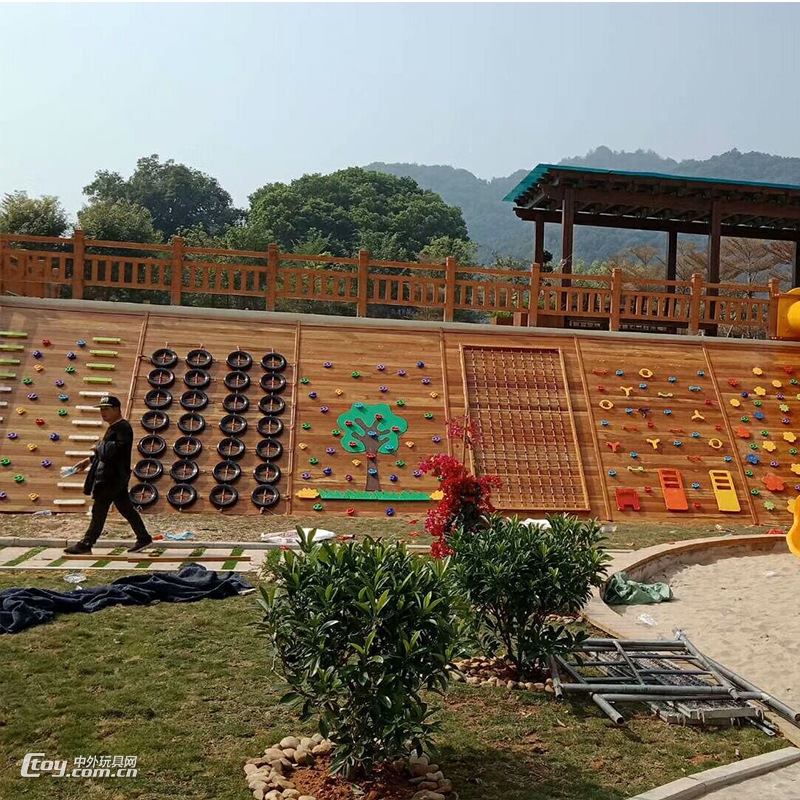 供应桂林幼儿园室外大型攀岩墙拓展设备配套设施
