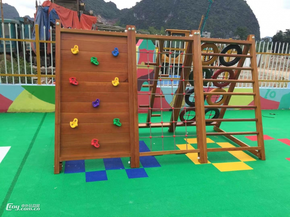 广西桂林定制户外大型拓展体能训练设备攀爬网 大风车游乐