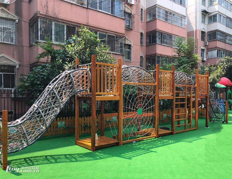 广西桂林直销儿童物业小区攀爬架 幼儿行走组合训练设备