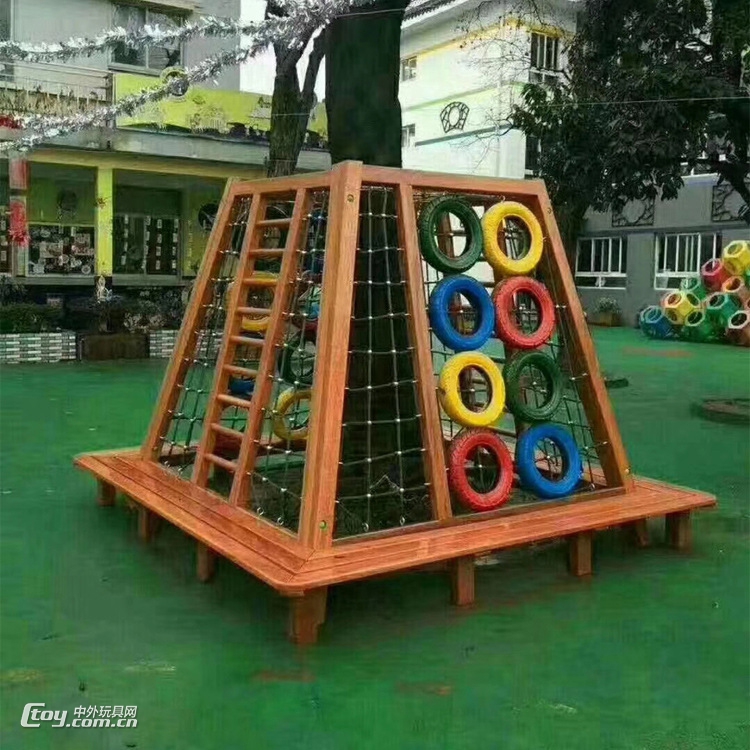 柳州直销儿童滑梯 攀爬网组合户外拓展游乐场设备可定制