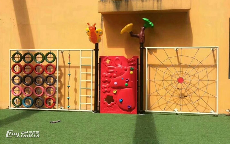 广西贵港定制儿童户外攀爬网 大型拓展多功能攀岩攀爬架设备
