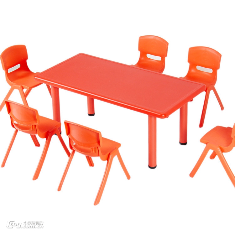 南宁批发幼儿家具儿童工程塑料桌椅幼教设备