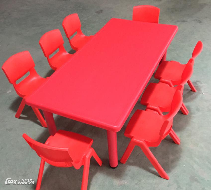 南宁批发新款学校学生彩色塑料课桌椅配套家具