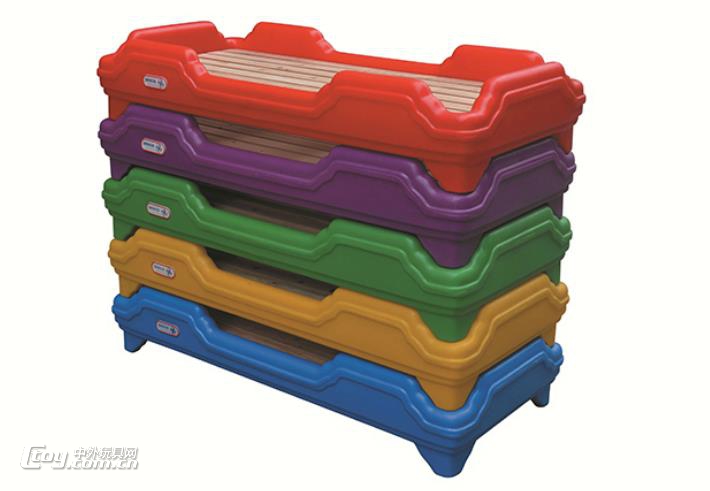 【大风车幼教玩具】广西柳州批发幼儿家具塑料床 儿童塑料睡床