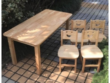 厂家梧州儿童半圆桌课桌椅 六人儿童长方桌幼儿园专用配套家具