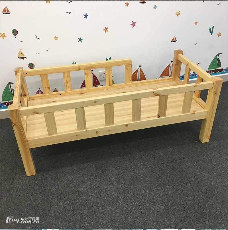 广西南宁幼儿园木质床实木家具儿童床厂家生产 (74)