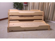 南宁批发幼儿园专用儿童午睡木质床组合配套家具