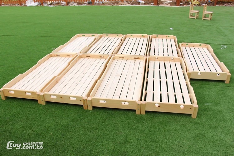 广西北海幼儿园家具厂 批发幼儿床铺叠叠床 幼儿园多层木质床