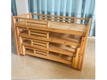 批发来宾幼儿园加厚实木儿童床 幼儿木板午睡床可定做