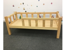 广西供应儿童实木小床简约风 幼儿园专用四层推拉床家具