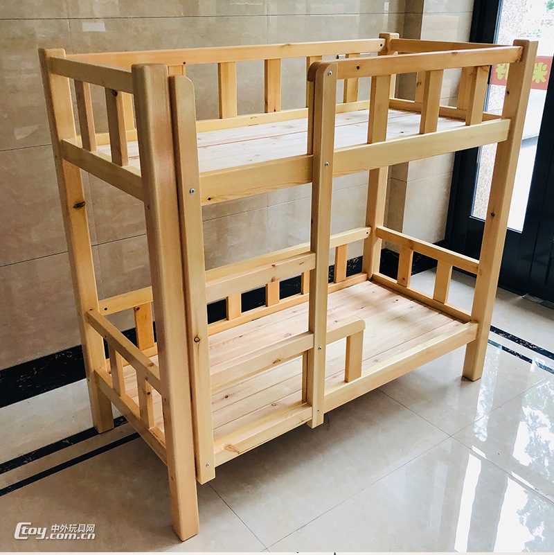 广西南宁幼儿园木质床实木家具儿童床厂家生产 (72)