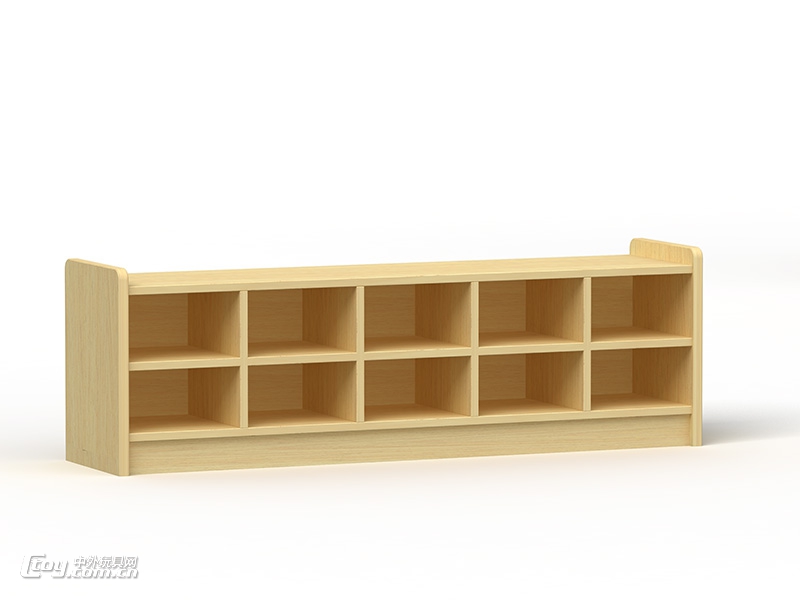 崇左批发幼儿园组合木质玩具柜 多功能储物柜 鞋柜家具