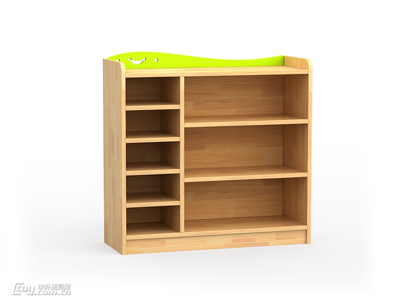 北海批发幼儿园教具 儿童实木组合柜玩具柜书包书架柜