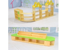 来宾厂家直销儿童玩具家具 加厚木质区角组合柜 防火板玩具柜