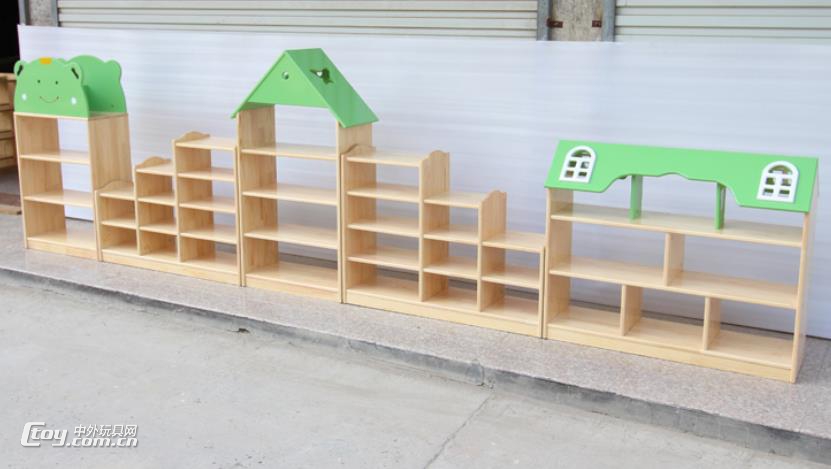 广西柳州儿童配套家具 幼儿园木质区角组合柜幼教家具批发