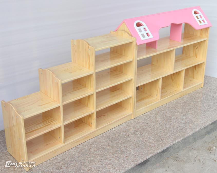 柳州可定做家具厂 幼儿园木制区角组合柜加厚书包柜