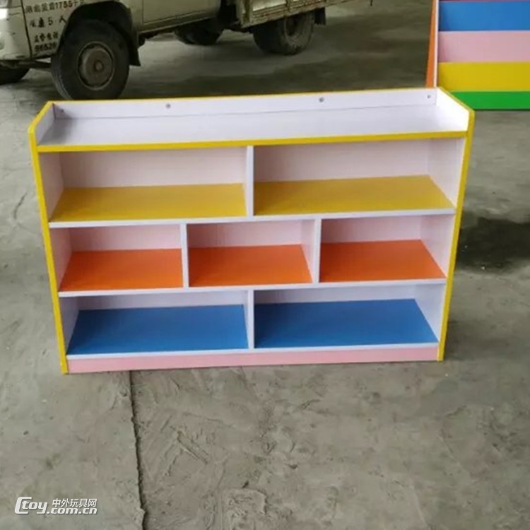 柳州供应实木柜儿童玩具柜防火板柜子 大风车游乐家具
