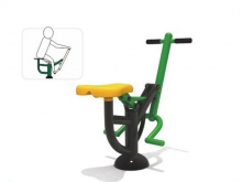 广西玉林生产公园户外健身运动器材 两人上肢牵引器健身设备