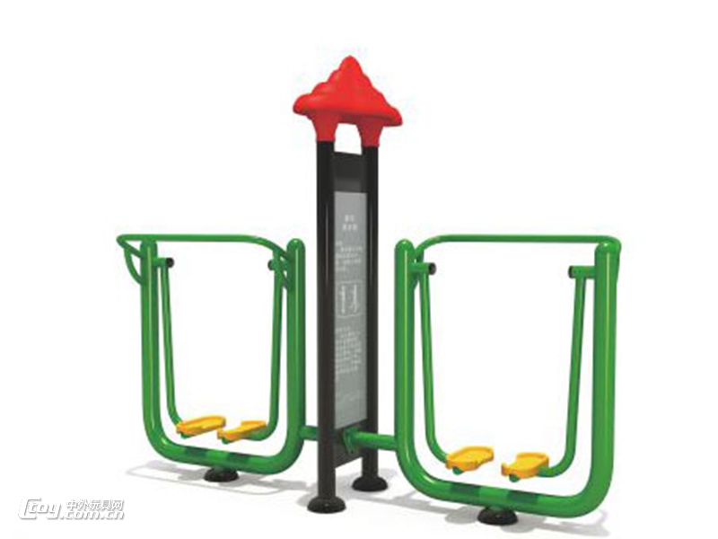 供应广西贺州公园机械器材伸腰伸背架 公共运动器材健身设施