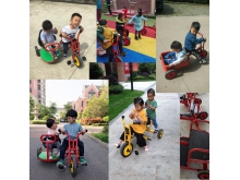 南宁批发儿童游乐脚踏车 单双人童车幼儿园专用