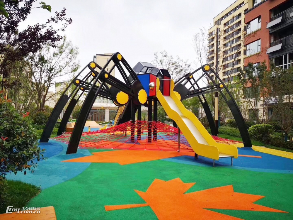 广西南宁商场定制不锈钢旋转滑梯 户外景区儿童游乐设备
