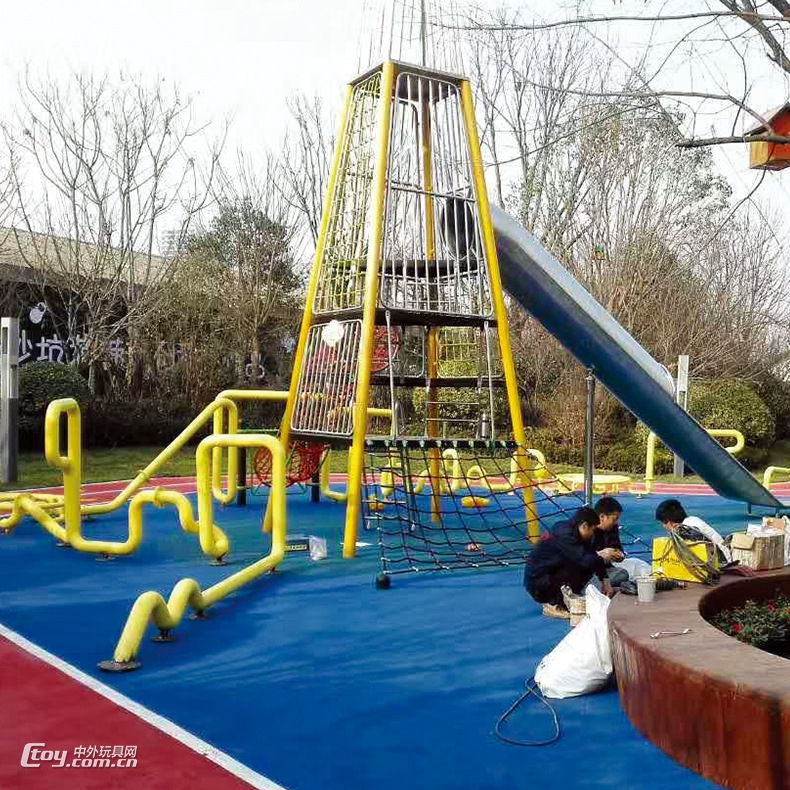 定制大风车玩具厂 南宁室外组合304不锈钢滑梯儿童游乐设施
