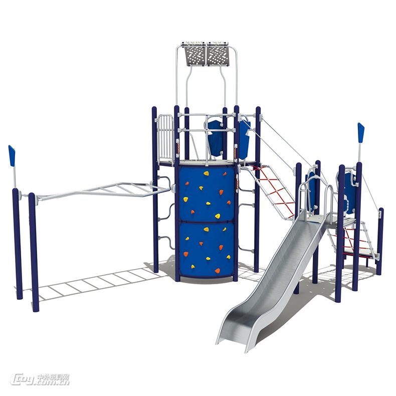 大风车玩具 可定制广西南宁幼儿园景区大型主题不锈钢滑滑梯