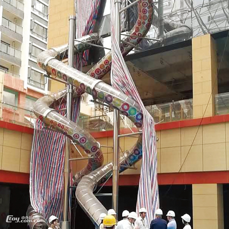广西贵港大型儿童游乐设备304不锈钢滑梯 小区景区设备设施