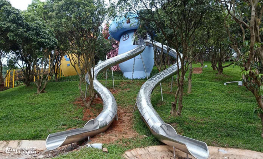 河池生产幼儿园不锈钢系列组合滑滑梯 户外游乐场攀爬玩具设备