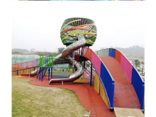 景区学校大型室外不锈钢组合螺旋滑梯游乐设备 桂林柳州批发生产