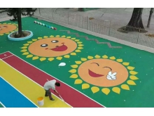 户外小区彩色颗粒地垫施工公园地垫，环保颗粒地垫幼儿园颗粒跑道