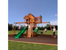 儿童木质体能攀爬架组合滑梯大型户外游乐设备幼儿园玩具木制荡桥