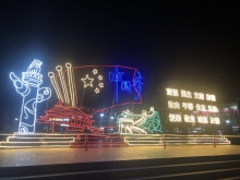 贵州定制梦幻灯光节造型光雕展LED铁艺花灯造型灯展公园亮化