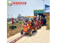 厂家直销 欢乐农场小火车 金信XHC-24人轨道小火车