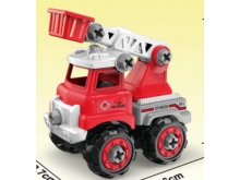 DIY拆装消防工程车套装玩具